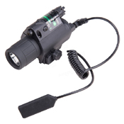 Tactical LED Flashlight with Laser Sight