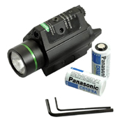 Tactical LED Flashlight with Laser Sight