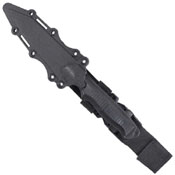 Plastic Toy Knife with Sheath - Black