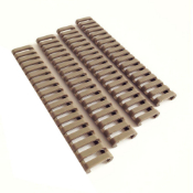 20mm Magpul Style Rubber Rail Cover - 4 pcs