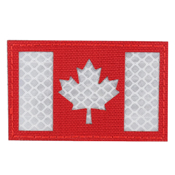 Reflective Canada Flag Patch