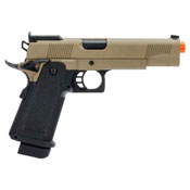 JAG Gas Blow Back Pistol Arms GM4 Black Slide with Tan Frame