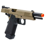 JAG Gas Blow Back Pistol Arms GM4 Black Slide with Tan Frame