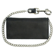Bi-Fold Wallet with Chain
