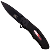 Dark Side Blades A050 Plain Edge Blade Folding Knife