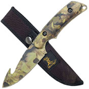 Elk Ridge 116 Stainless Steel Gut Hook Blade Knife w/ Sheath