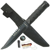 HK-690 4.25 Inch Blade Survival Knife with Nylon Sheath