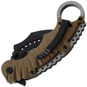US Marines A1019 Half Serrated Edge Folding Blade Knife