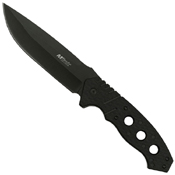 MTech USA 20-81BK Plain Edge Blade Fixed Knife