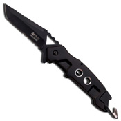 MTech USA Black Aluminum Handle Knife MT-A849BK