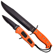 Master USA 1143EM Stainless Steel Blade Fixed Knife 2 Pcs Set