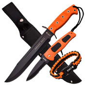 Master USA 1143EM Stainless Steel Blade Fixed Knife 2 Pcs Set