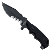 MTech USA Xtreme Stainless Steel Saw Back Tactical Fixed Knife