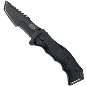 MTech USA G10 Handle Black Tactical Fighting 5 Closed Folding Knife