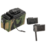 MAG M249 Electric Winding 1500rd Cartridge Magazine with Remote - Wholesale