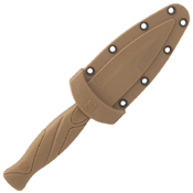 Smith and Wesson FDE Plain Edge Fixed Blade Knife