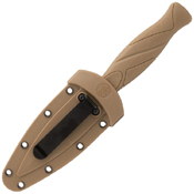 Smith and Wesson FDE Plain Edge Fixed Blade Knife