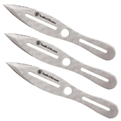 Smith and Wesson 2Cr13 Steel Fixed Blade 3 Pcs Throwing Knife Set