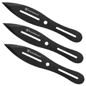 Smith and Wesson 2Cr13 Steel Fixed Blade 3 Pcs Throwing Knife Set