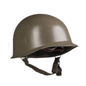 Austrian Od M1 Steel Helmet W/Liner Like New