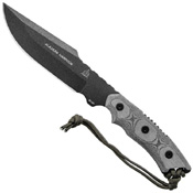 TOPS Alaskan Harpoon AH906 Plain Edge Blade Fixed Knife