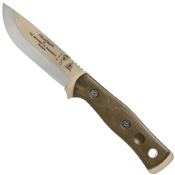 TOPS Brothers of Bushcraft Canvas Micarta Handle Fixed Knife