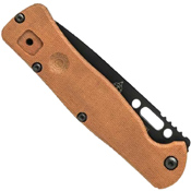 TOPS Fieldcraft Canvas Micarta Handle Folding Blade Knife