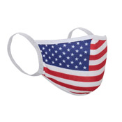US Flag Design Reusable 3 Layer Face Mask