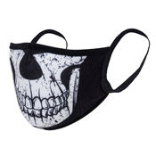 Half Skull 3-Layer Face Mask