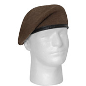 Ultra Force Brown Inspection Ready Military Beret
