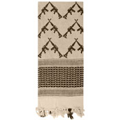 Tactical Desert Keffiyeh Scarf  Crossed Rifles
