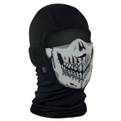 Zan Headgear Skull Removable Half Face Mask - Gray